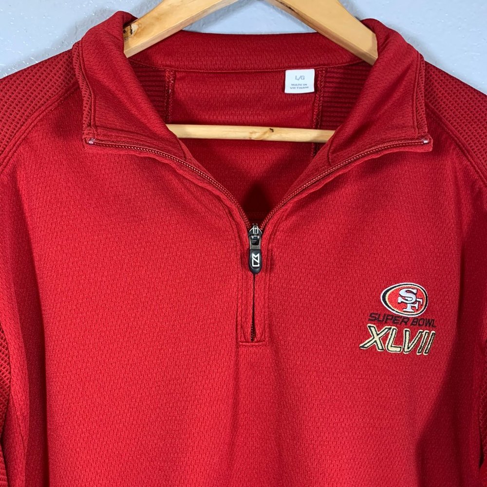 2012 NFL San Fran 49ers Superbowl XLVII Crewneck - Picture 2 of 5